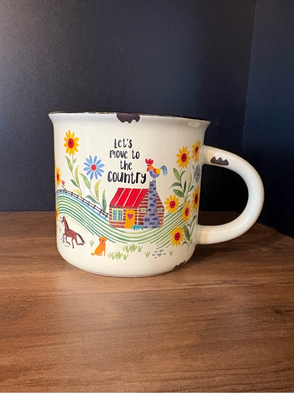 🐴❤️🍀 Cute Natural Life Country Mug